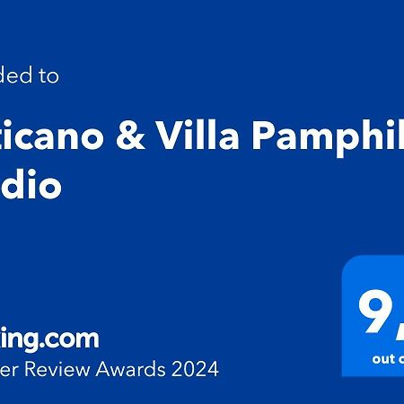 Vaticano & Villa Pamphilj Studio Rome Luaran gambar
